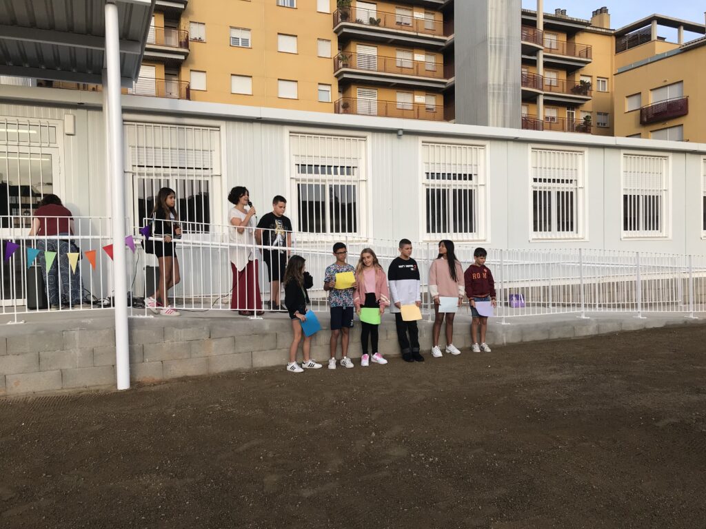 Alumnat de 1r d'ESO el primer dia