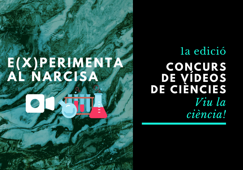 Imatge del cartell del 1r Concurs de Vídeos de Ciències
