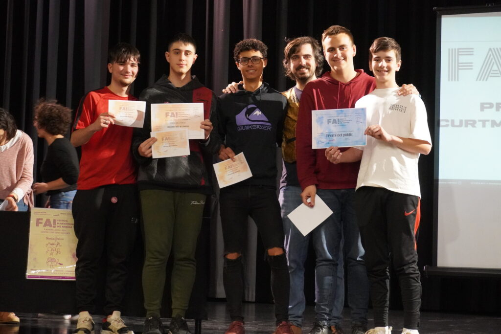 Grup guanyador del premi del públic al Festival d'Audiovisuals del Narcisa