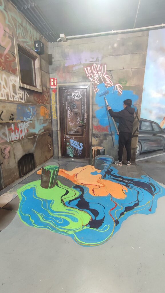 Alumne de 2n ESO al Big Fun Museum de Barcelona