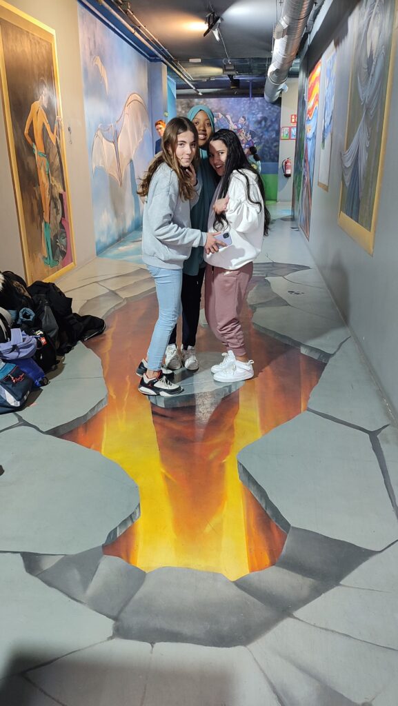 Alumnat de 2n ESO al Big Fun Museum de Barcelona