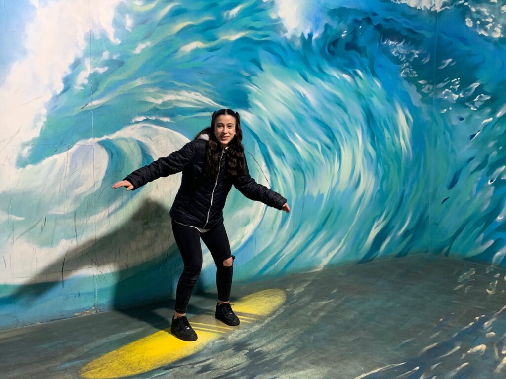 Alumne de 2n ESO al Big Fun Museum de Barcelona