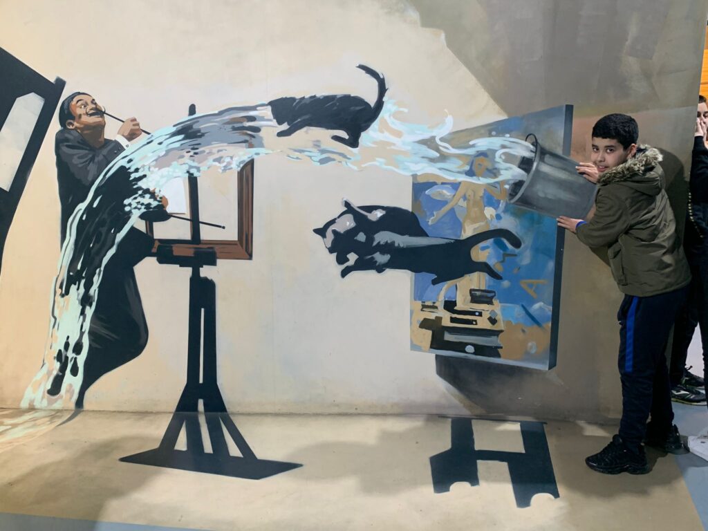 Alumne de 2n ESO al Big Fun Museum de Barcelona