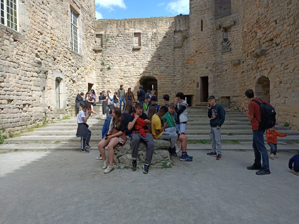 Alumnat de 3r al castell comtal de Carcassonne
