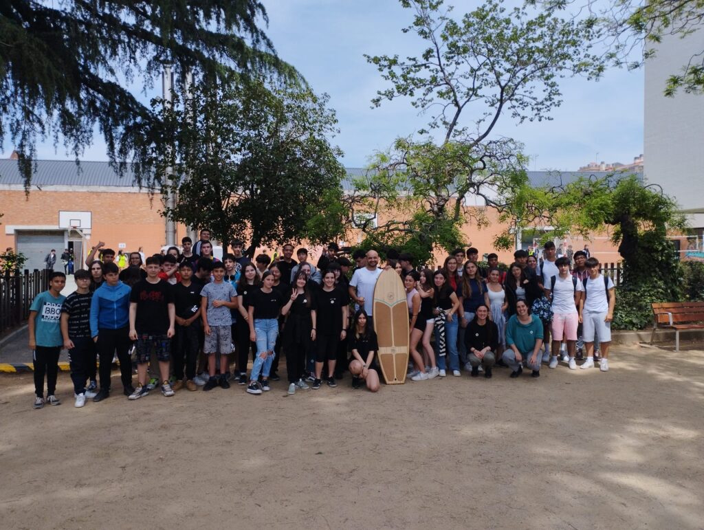 Alumnat de 3r d'ESO participa a l'acte de cloenda del projecte d'aprenentatge servei Joves x Clima