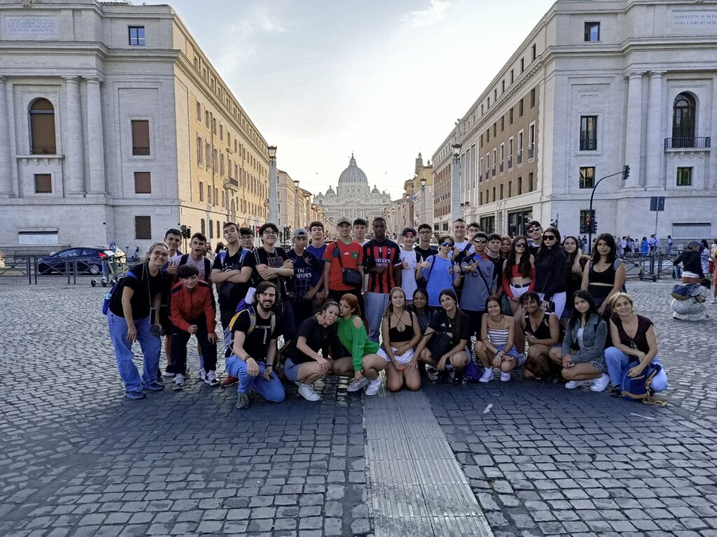 Alumnat de 4t d'ESO a Roma en el viatge de final de curs