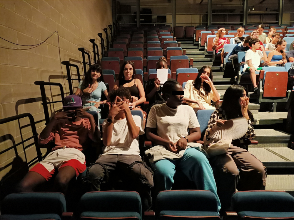 Alumnat de 4t d'ESO al teatre de l'Estruch