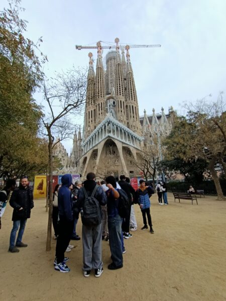 L'alumnat de 4t d'ESO visita la Sagrada Família.