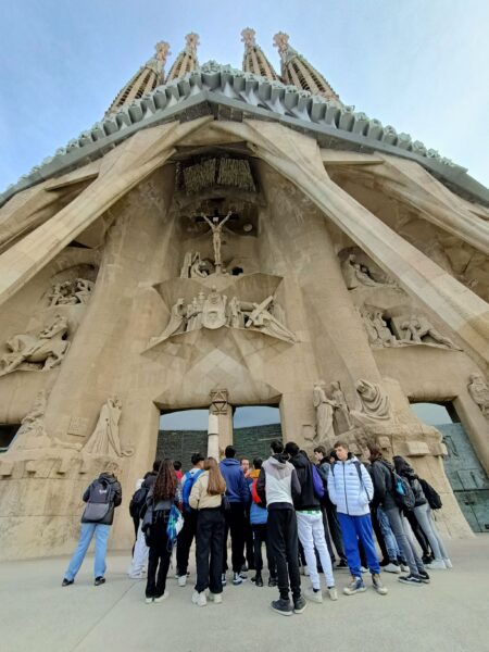 L'alumnat de 4t d'ESO visita la Sagrada Família.