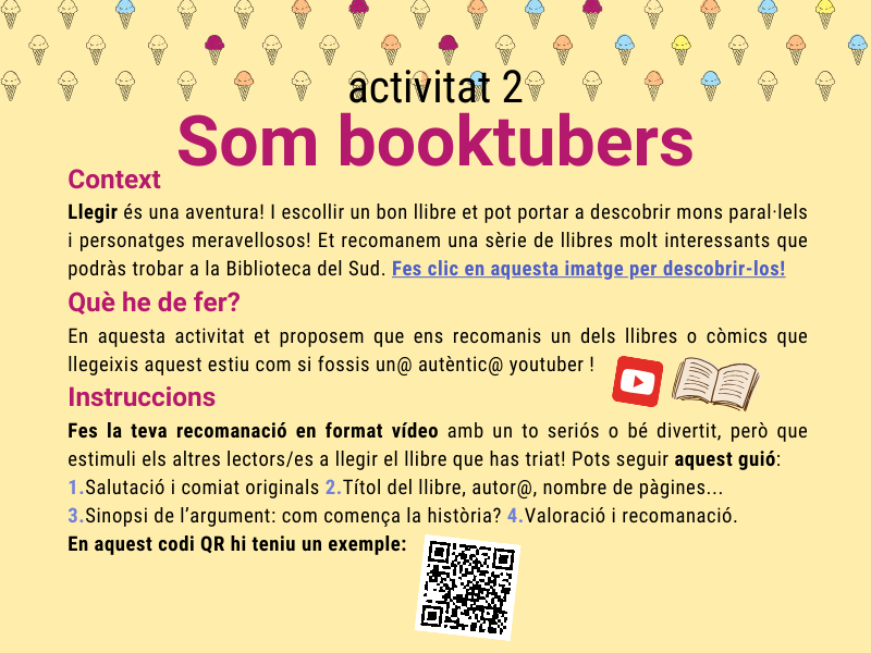 Activitat 2 Som booktubers