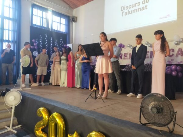 Discurs de l'alumnat al comiat de 4t d'ESO de 2024.