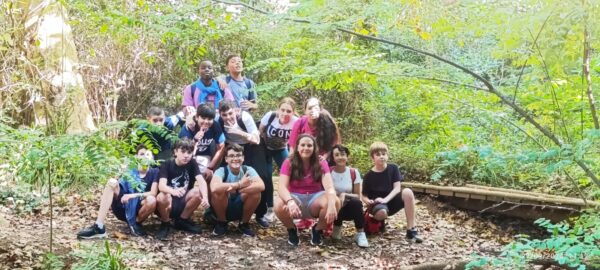 Alumnes en la sortida tutorial de 2n d'ESO del curs 2024-2025