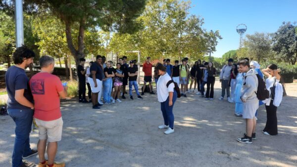 Alumnes en la sortida tutorial de 4t d'ESO del curs 2024-2025
