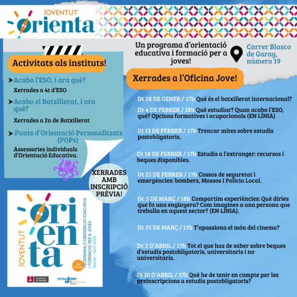 Programa Joventut Orienta 2025
