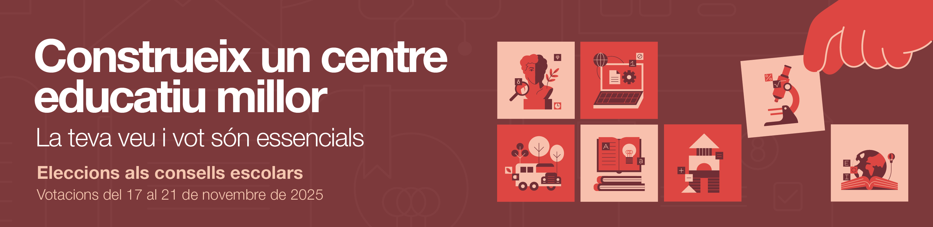 Bàner Eleccions Consell Escolar 2025