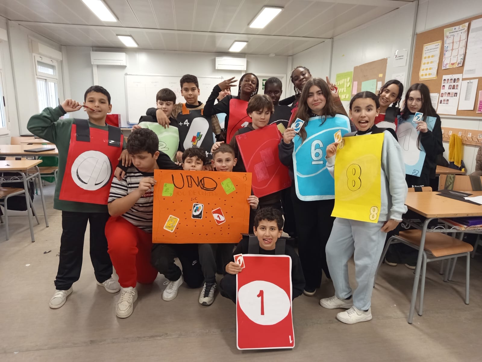 Alumnat celebrant el Carnestoltes 2026