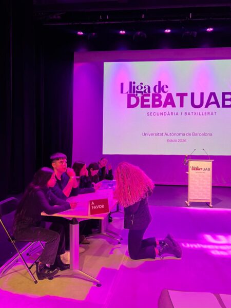 Alumnes del Narcisa participant a la Lliga de Debat de la UAB el 2026