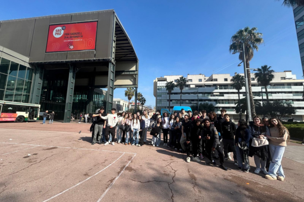 Alumnat de 4t ESO a la Fira de Formació i Treball.