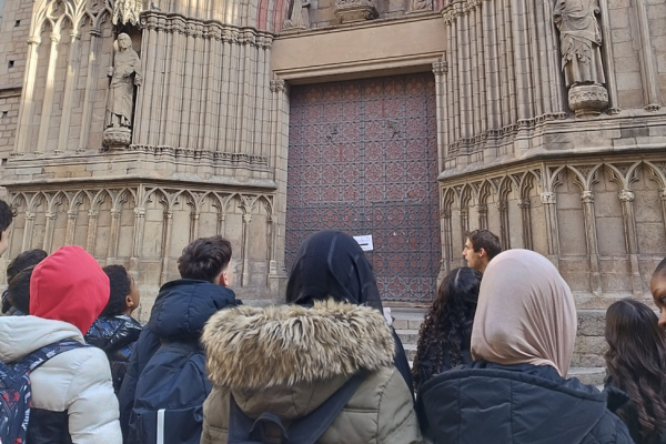 Alumnat de 2n d'ESO a Santa Maria del Mar de Barcelona