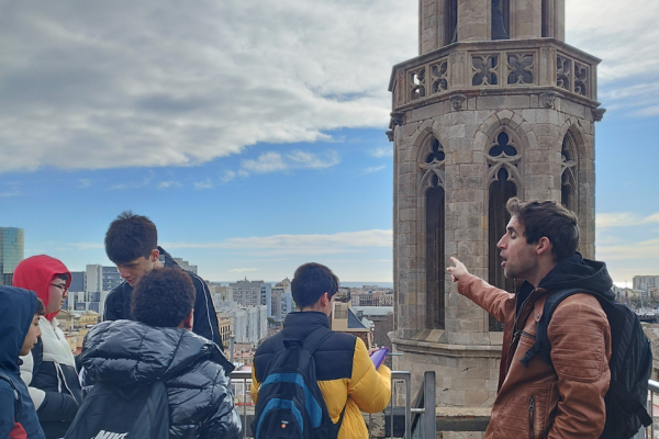 Alumnat de 2n d'ESO a Santa Maria del Mar de Barcelona