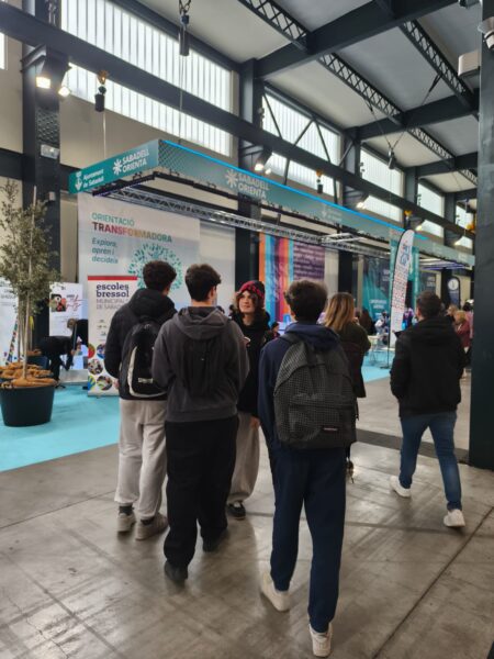 Alumnat de 4t ESO a la Fira de Formació i Treball.