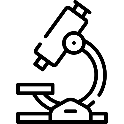 Icona d'un microscopi