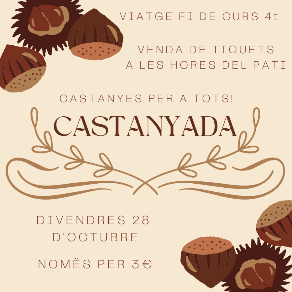 Castanyada 28 Octubre 2022