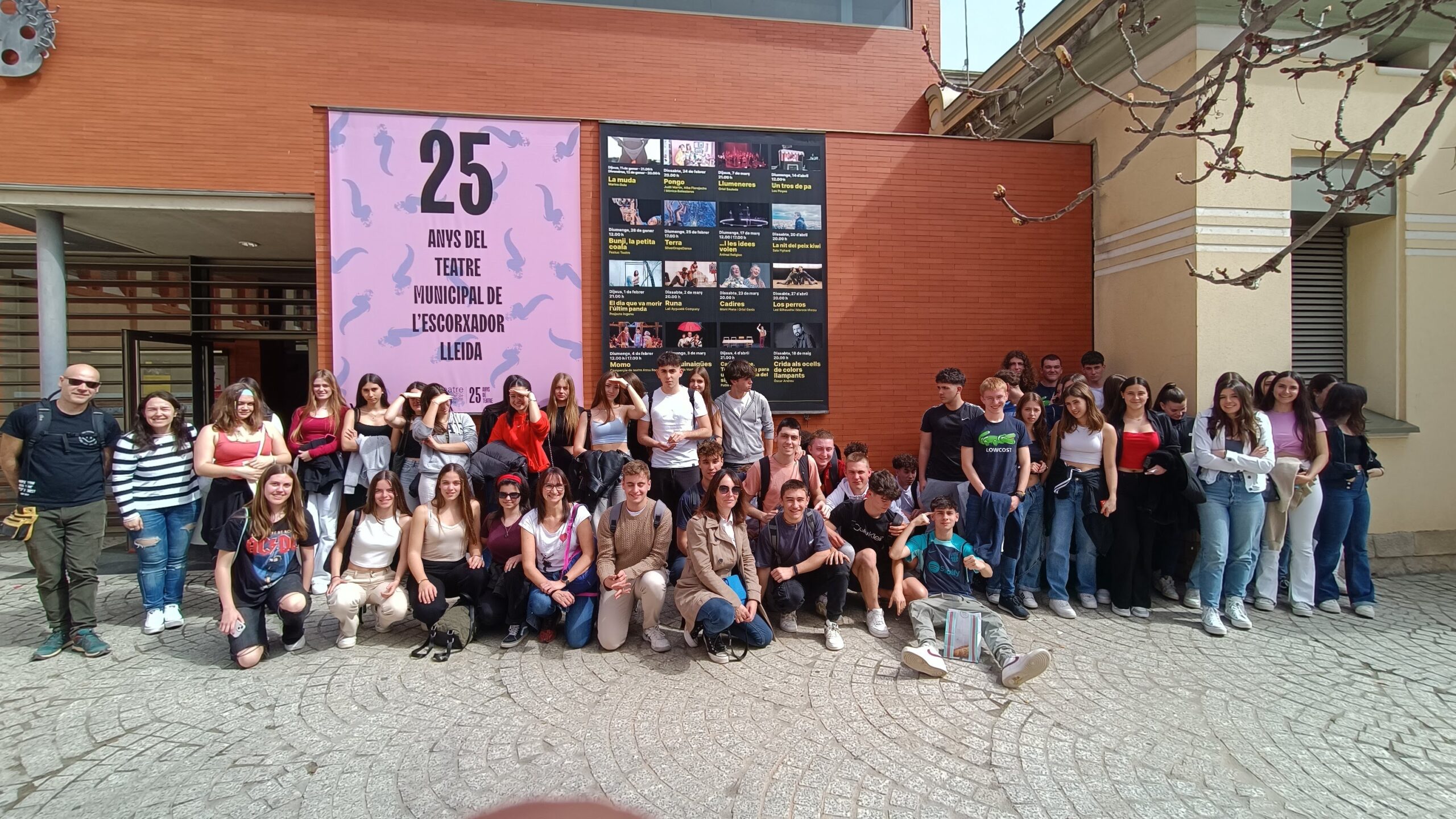 Sortida de batxillerat al teatre i a la Mitjana