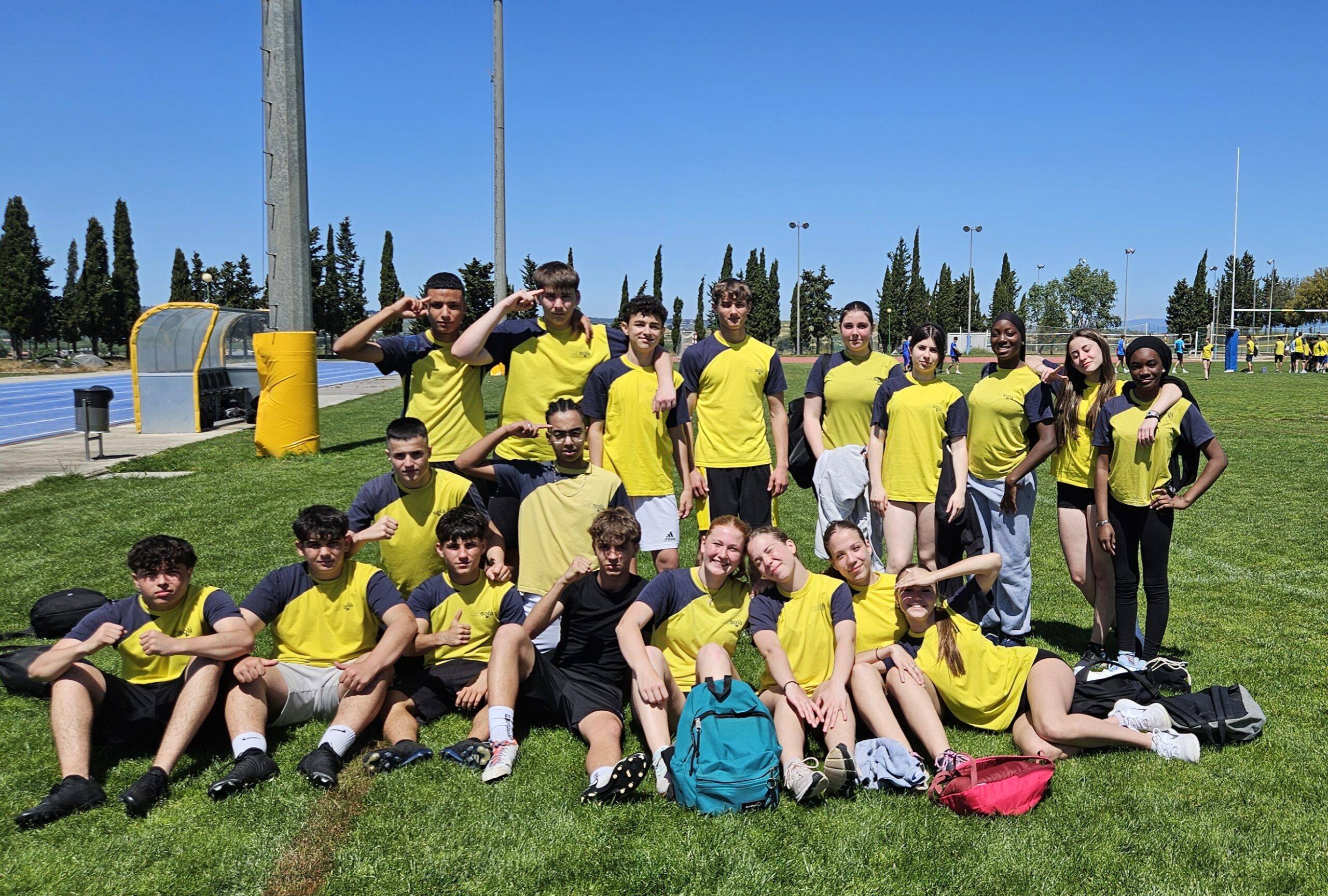 Sortida de rugbi a l'INEFC Lleida.