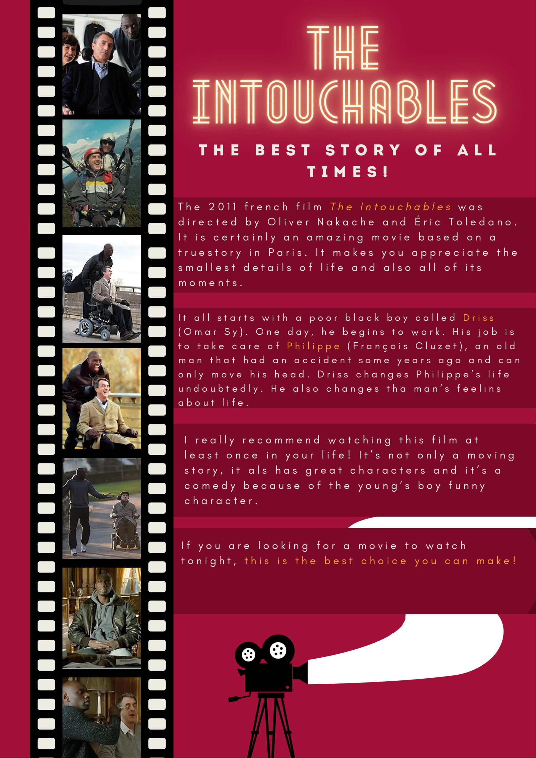 The Intouchables review - Natalia Pryjda