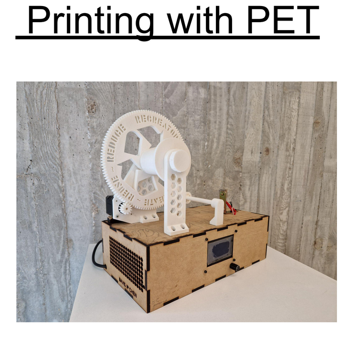 Printing with PET