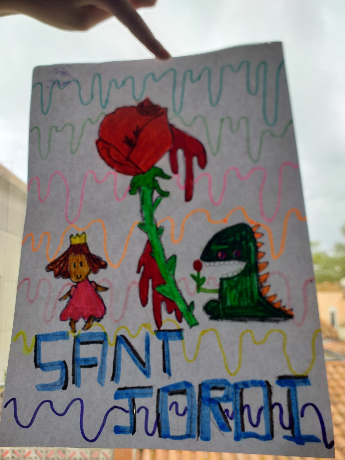 Dibuix de la Mariam de 4t