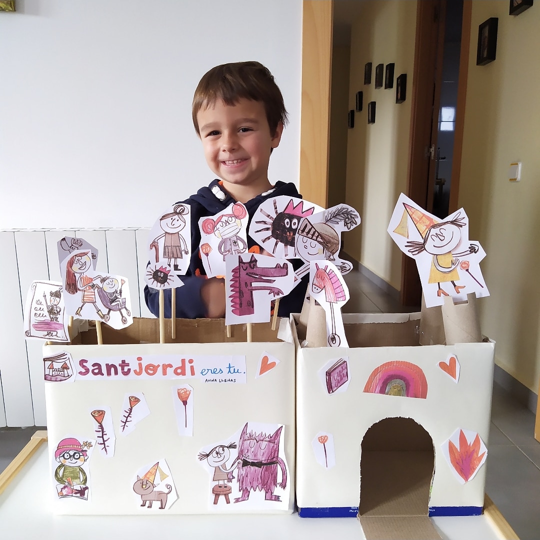 El Nil de P4 ha fet un castell i titelles