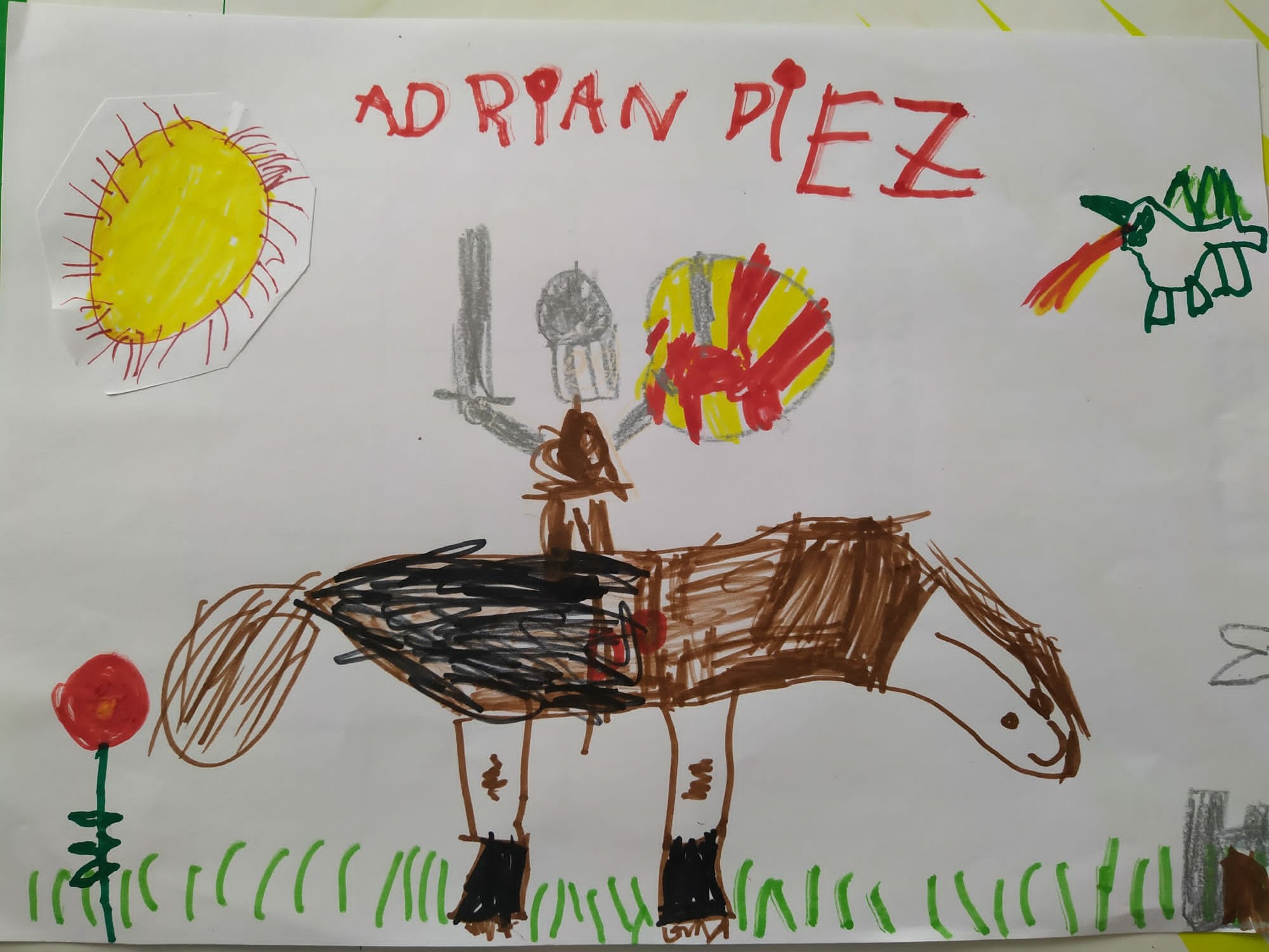 El dibuix de l'Adrián de P4