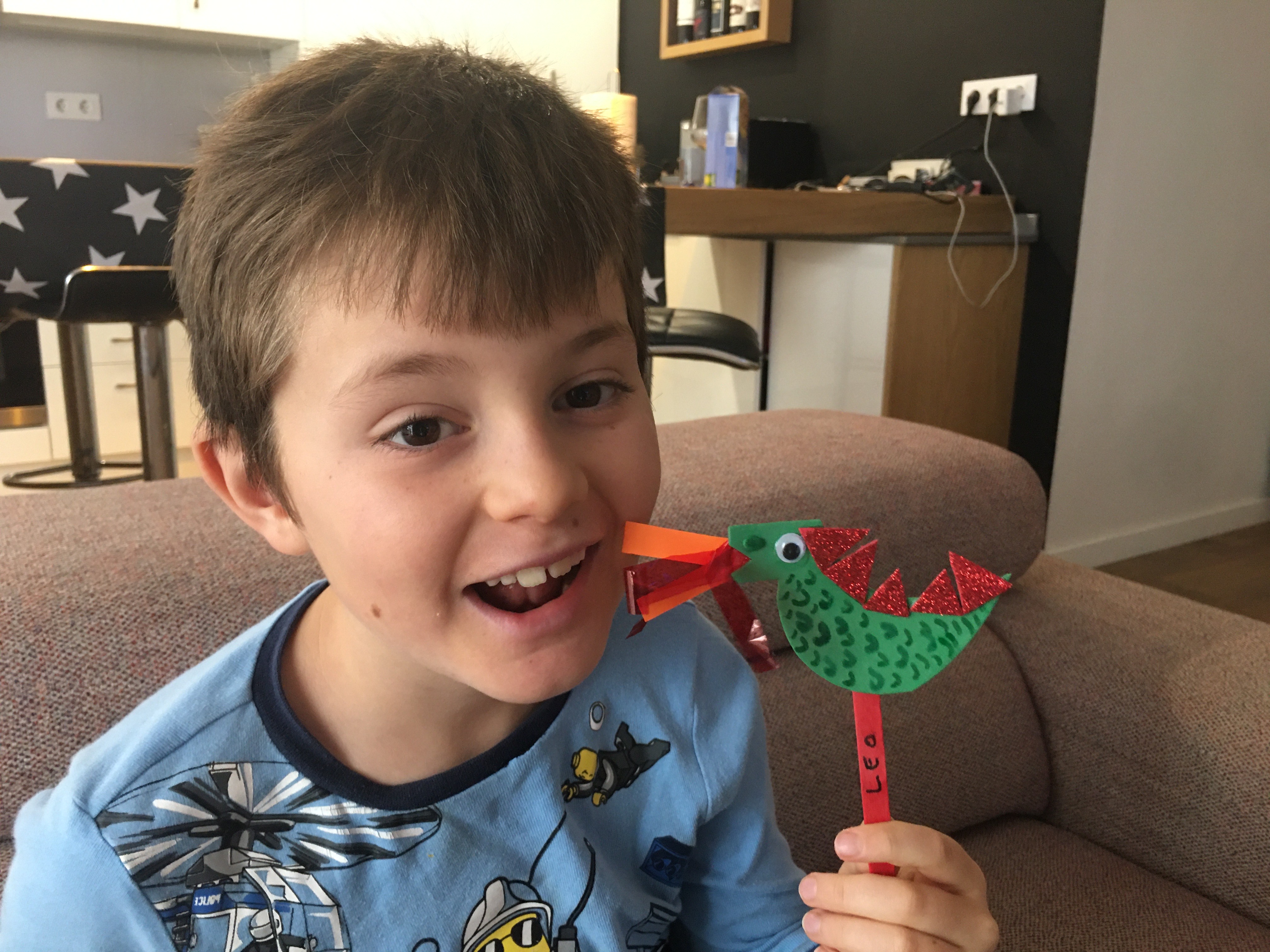 El Leo de 3r ha fet un drac