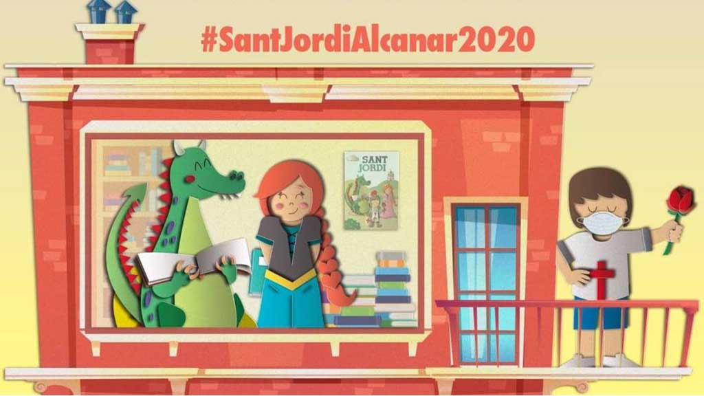 Cartell de l'Ajuntament d'Alcanar