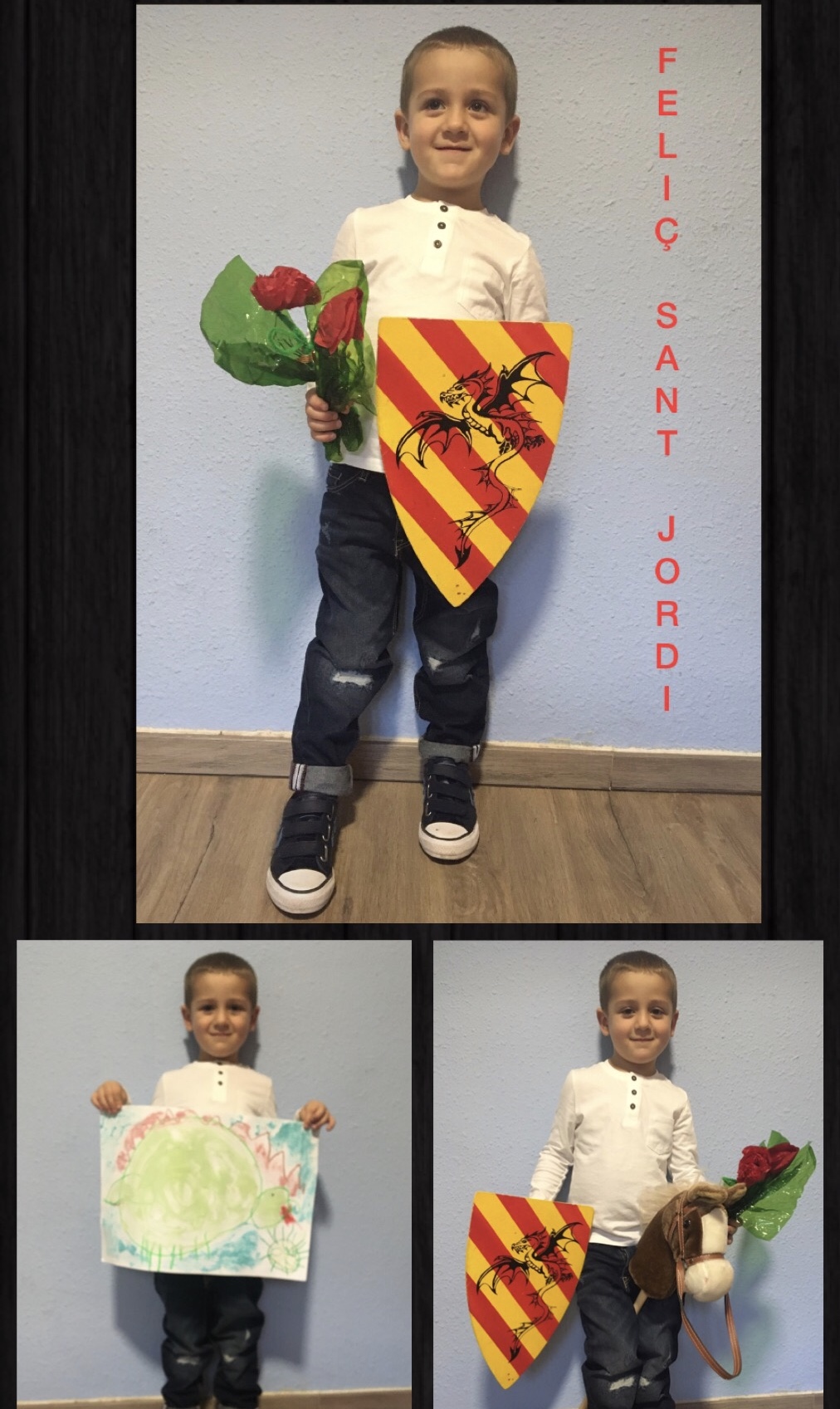 L'Alan de P3 fa de cavaller