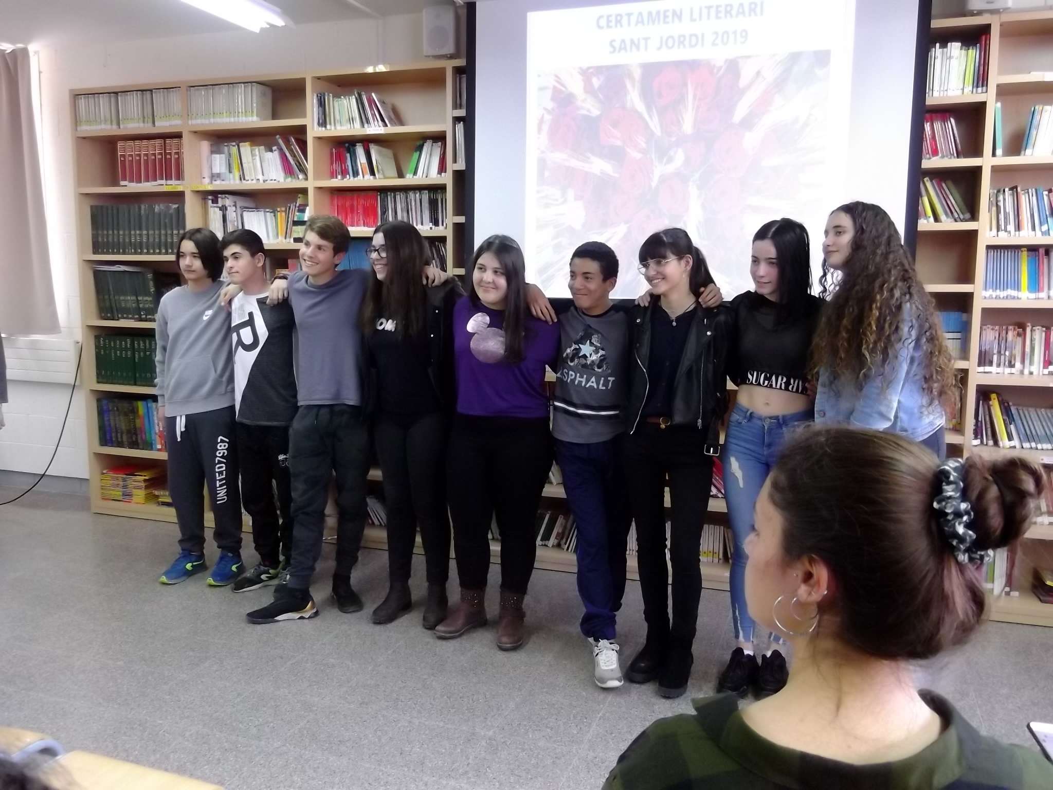 Alumnes que van fer l'acompanyament musical del certamen