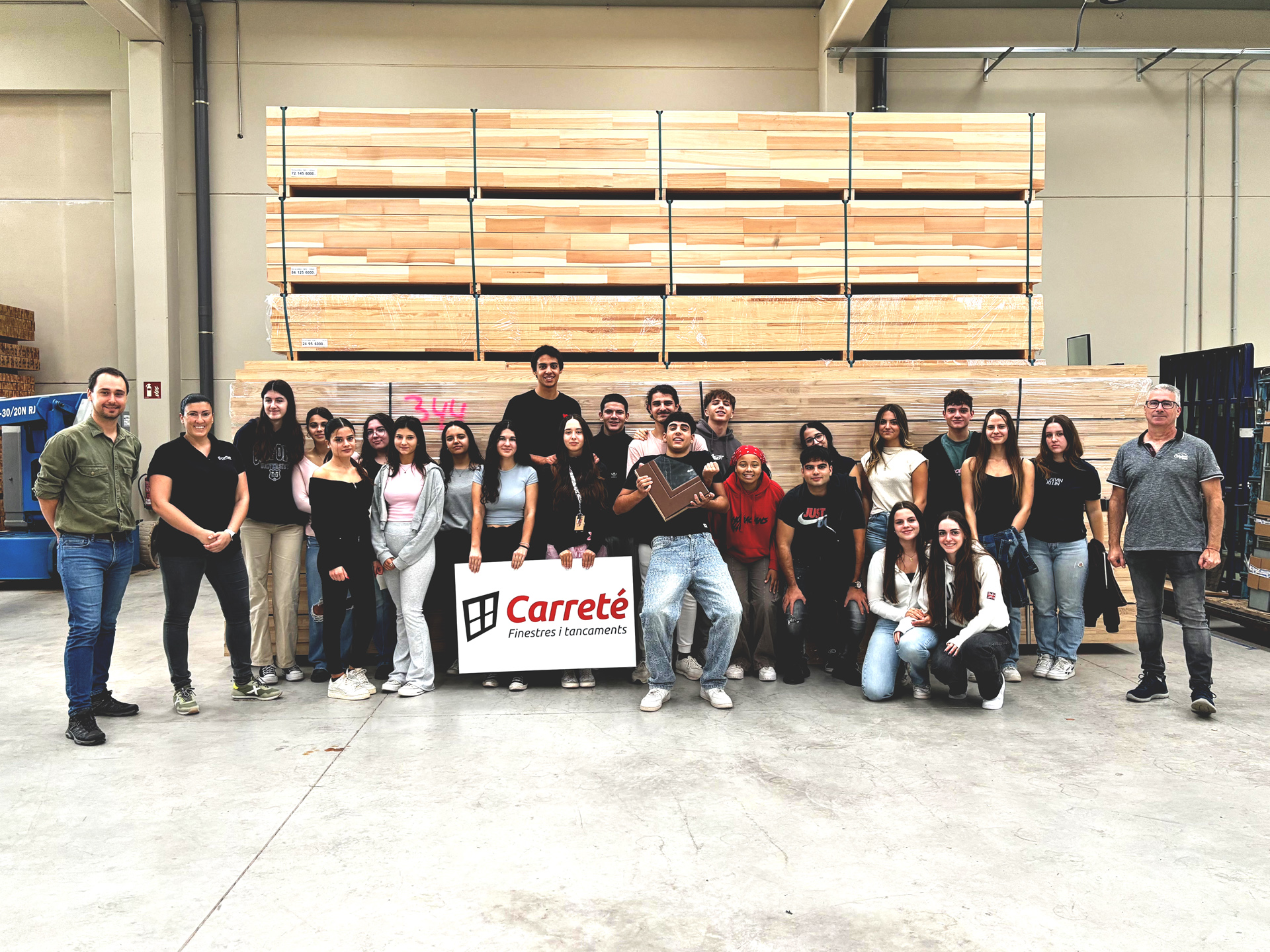 Carreté Finestres visita fàbrica finestres la selva del camp Institut Joan Puig i Ferreter 7