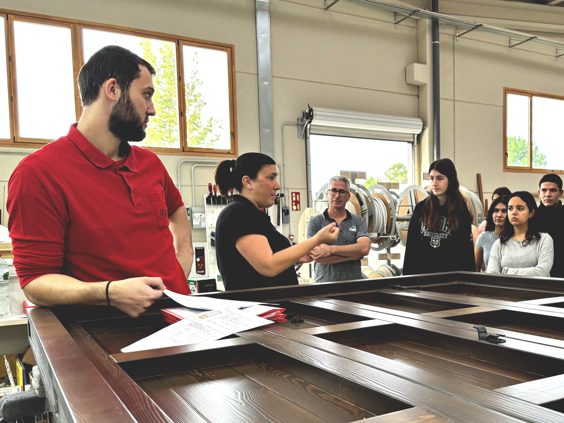 Carreté Finestres visita fàbrica finestres la selva del camp Institut Joan Puig i Ferreter 8