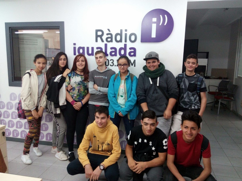 4 visita a ràdio Igualada