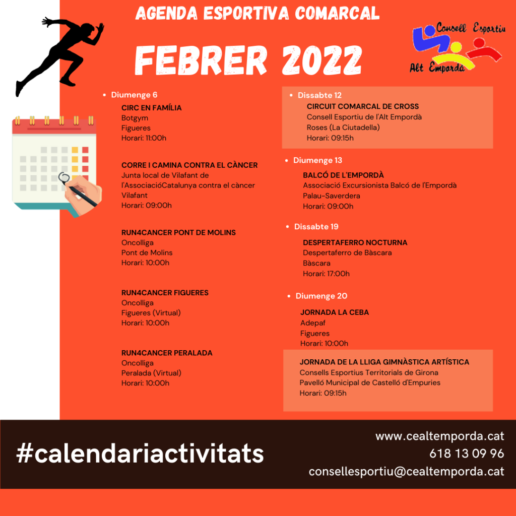 calendari esportiu febrer