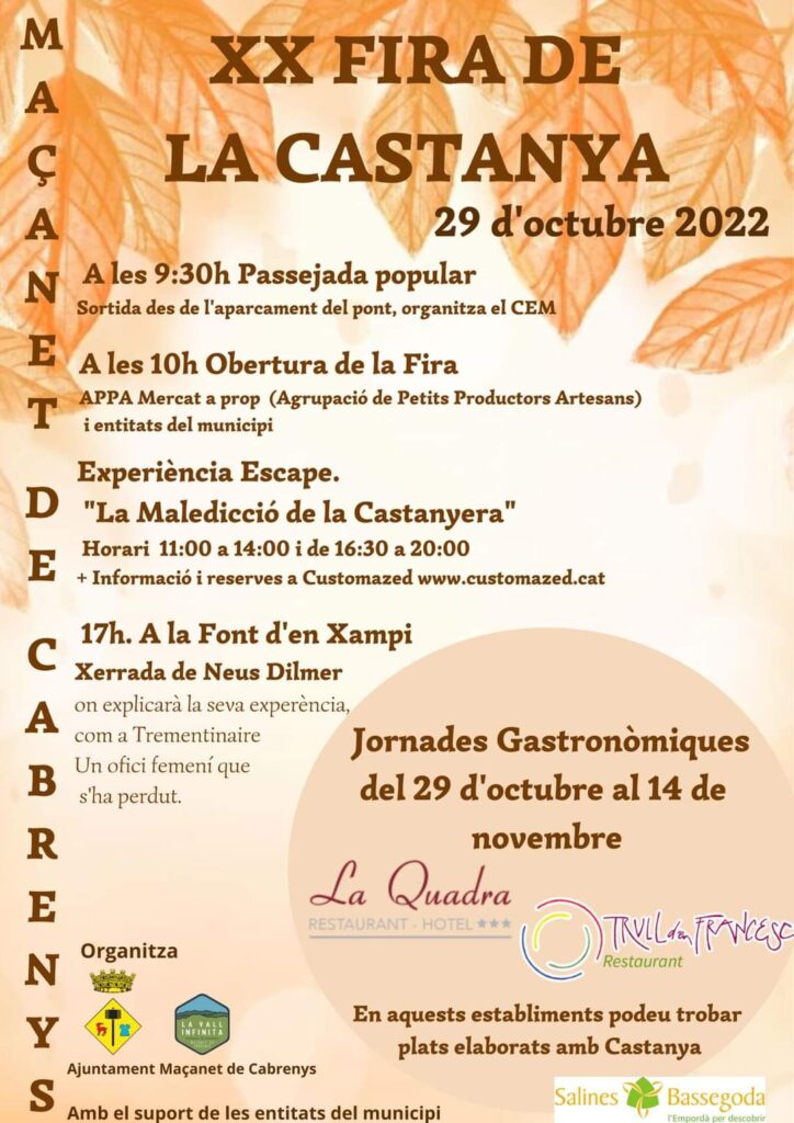 Programa fira de la castanya