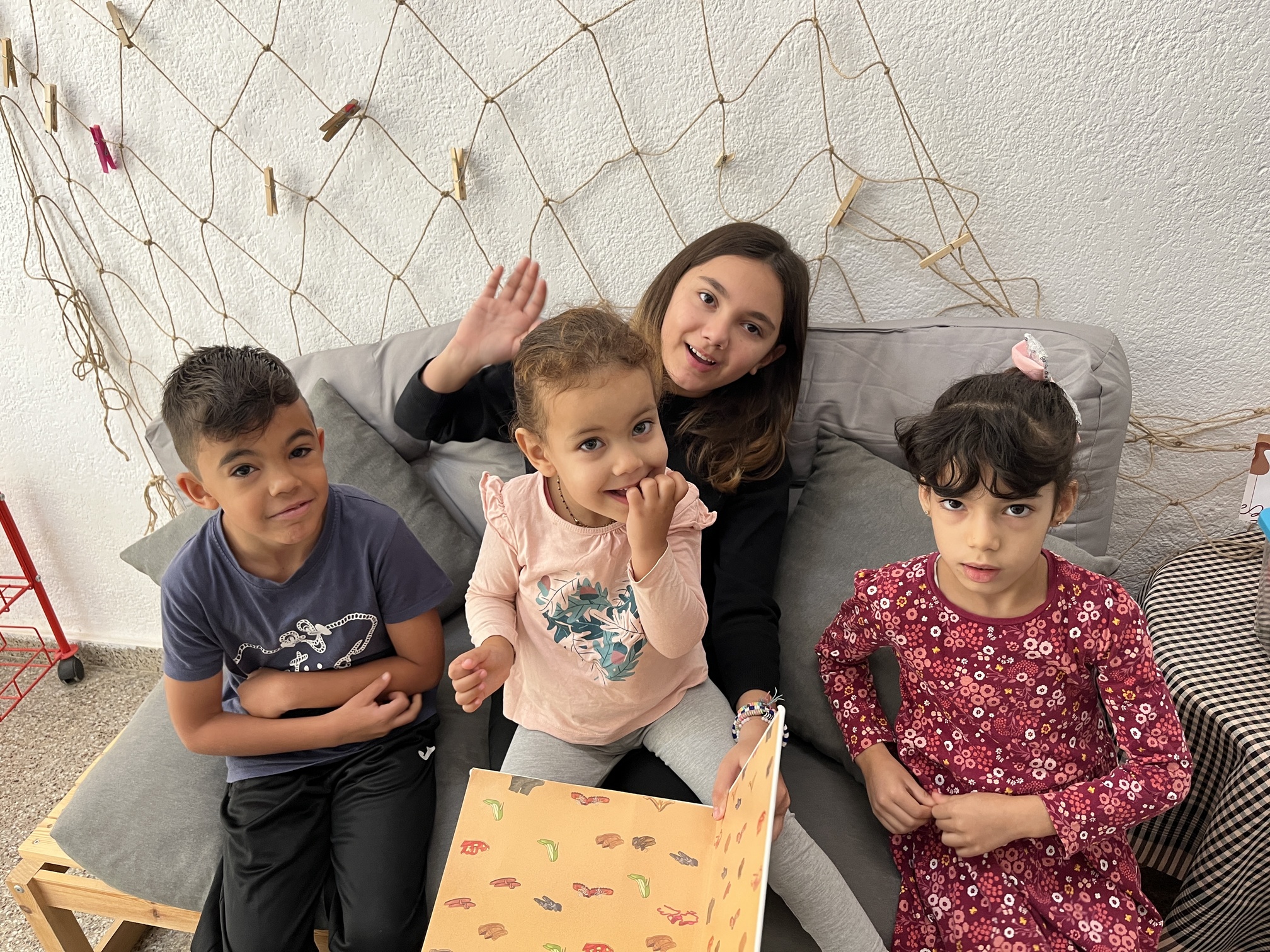 Inka, Yerai, Salma i Malak